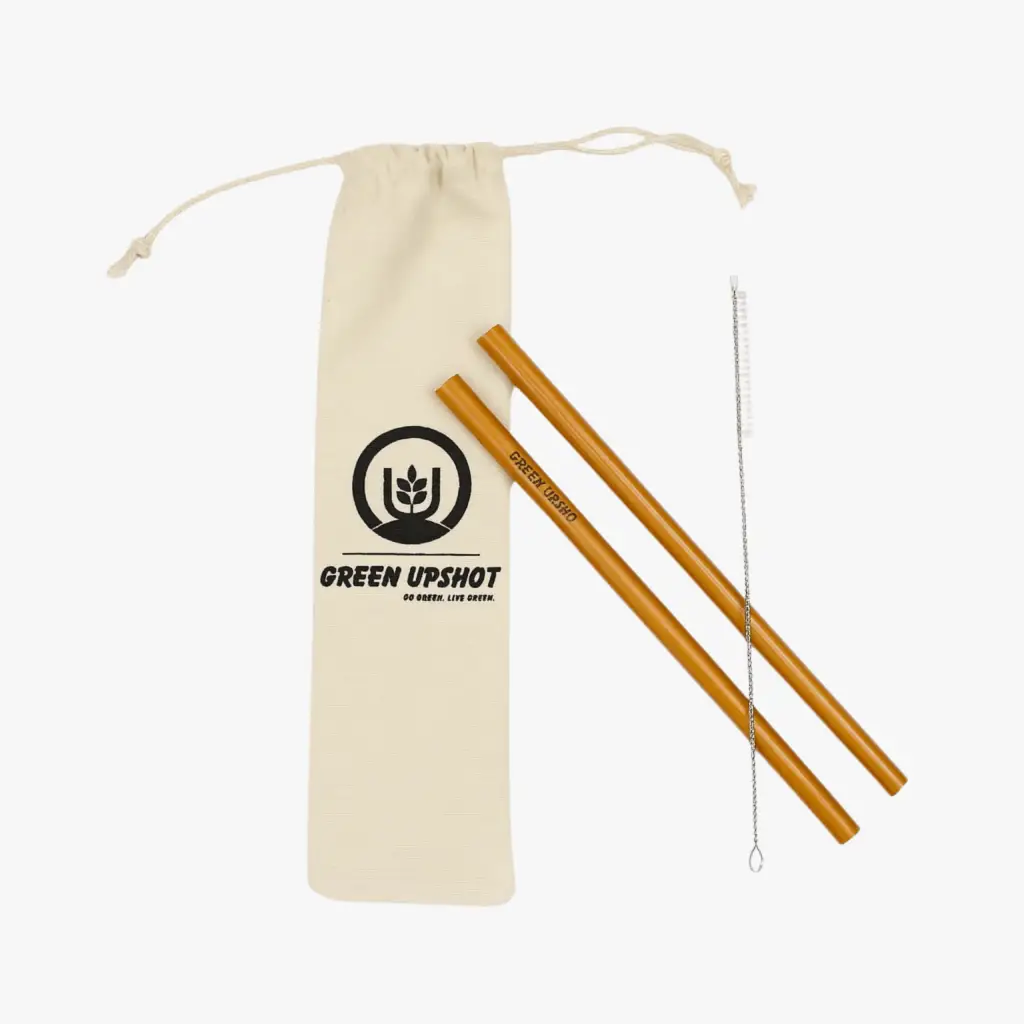 Bamboo Straw Set | Reusable Eco-Friendly Straws Pakistan